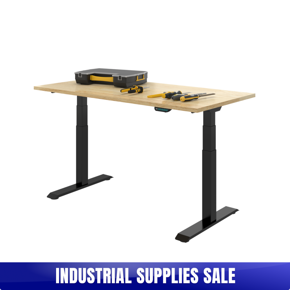 Electric Industrial Height-Adjustable Workbench with Wide Lift Range_4Dock